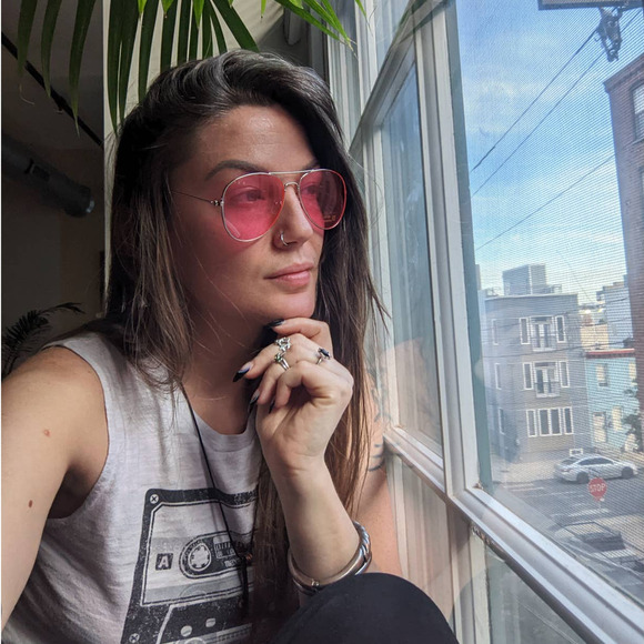70s Retro Pink Aviator Sunglasses Pastel Minimalist Boho Sunnies Festival Shades main image 5